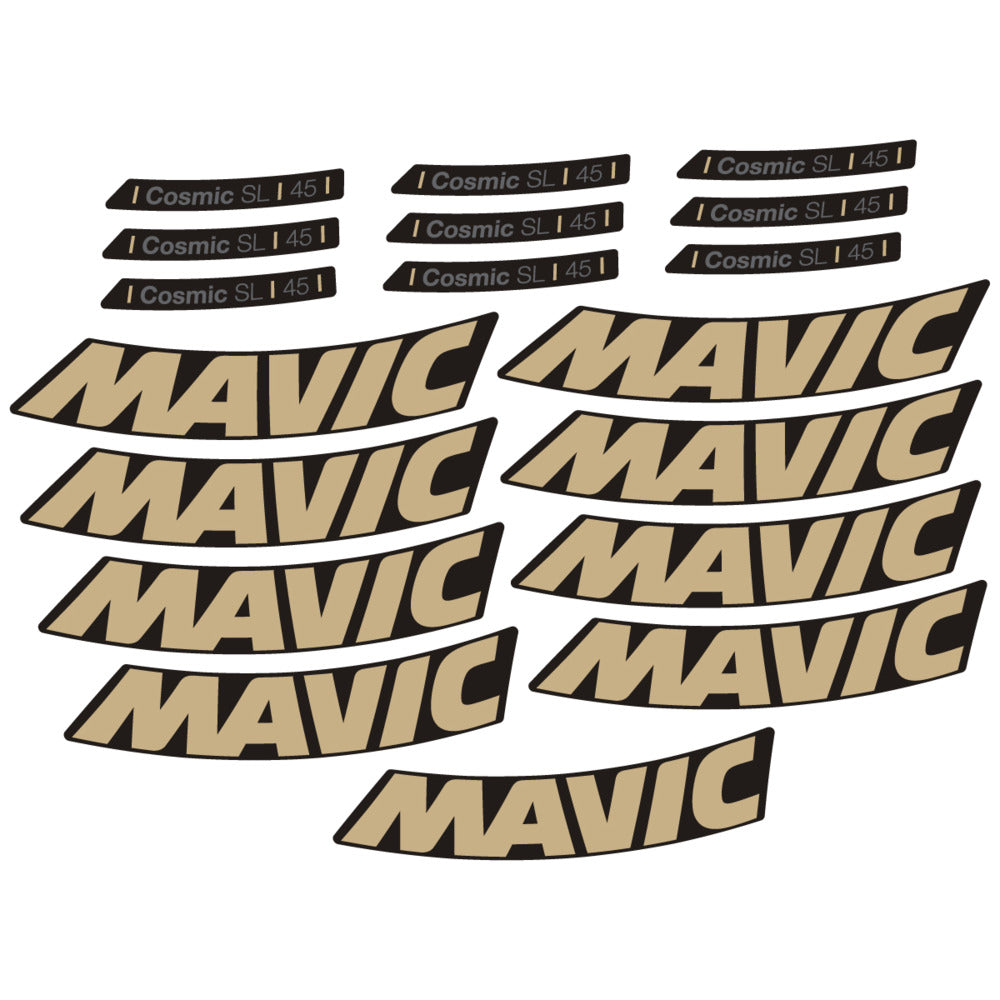 Stickers Compatible Decal Mavic Cosmic SL 45 2025 compatibles - Autocollants roue vélo route