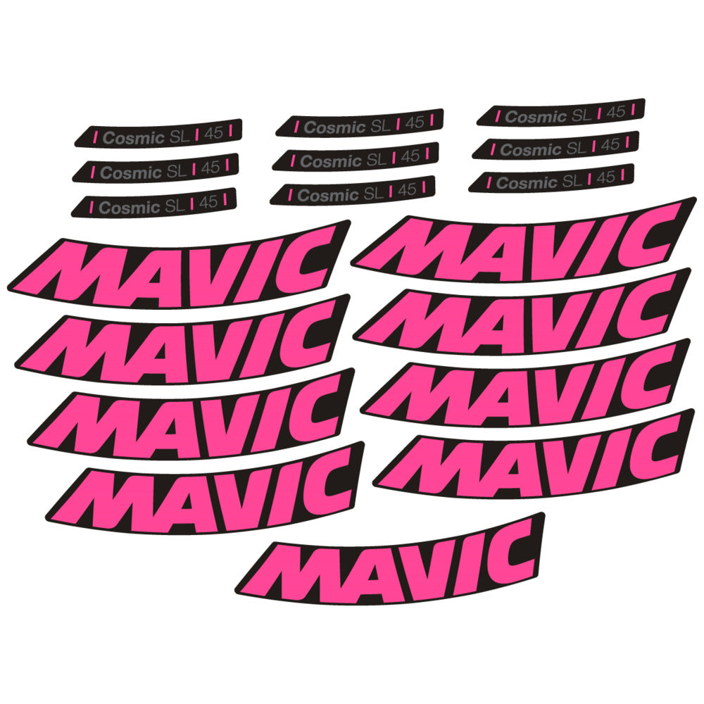Stickers Compatible Decal Mavic Cosmic SL 45 2025 compatibles - Autocollants roue vélo route