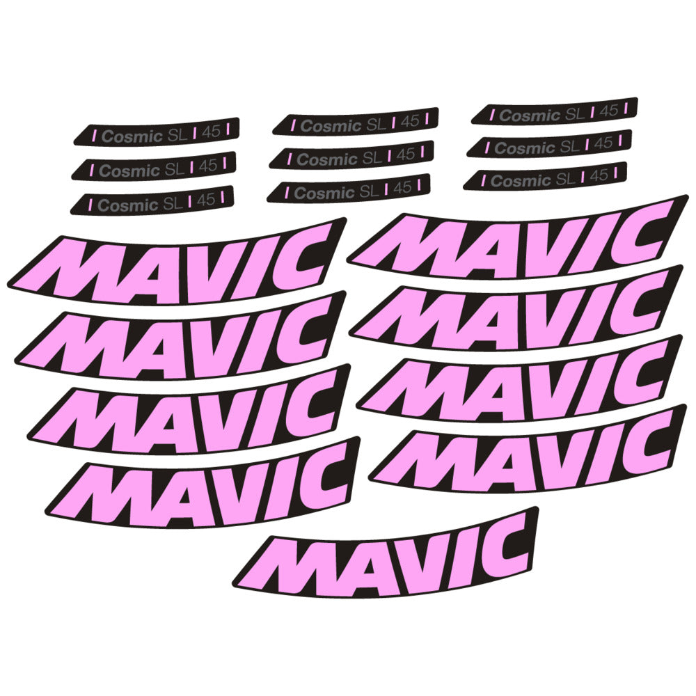 Stickers Compatible Decal Mavic Cosmic SL 45 2025 compatibles - Autocollants roue vélo route