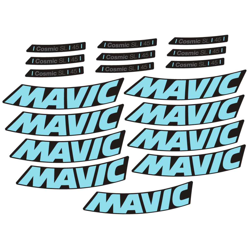 Stickers Compatible Decal Mavic Cosmic SL 45 2025 compatibles - Autocollants roue vélo route