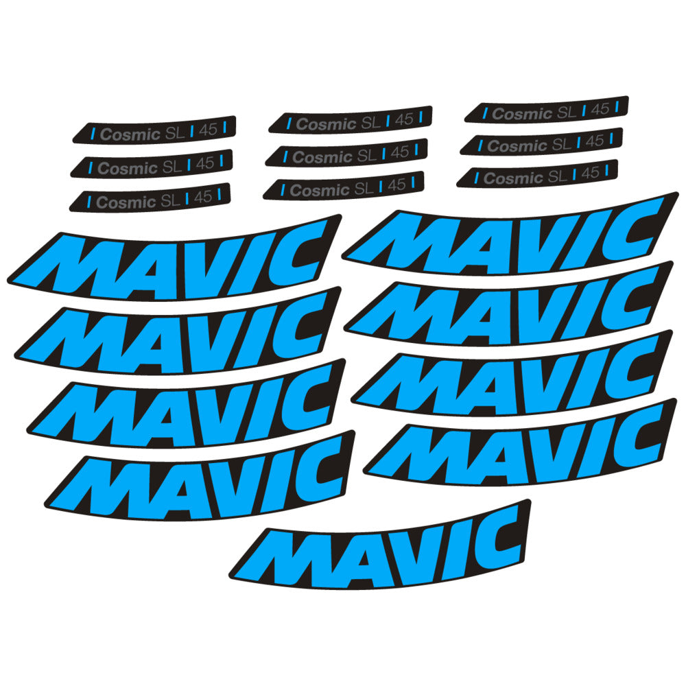 Stickers Compatible Decal Mavic Cosmic SL 45 2025 compatibles - Autocollants roue vélo route