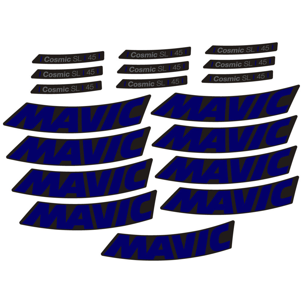 Stickers Compatible Decal Mavic Cosmic SL 45 2025 compatibles - Autocollants roue vélo route