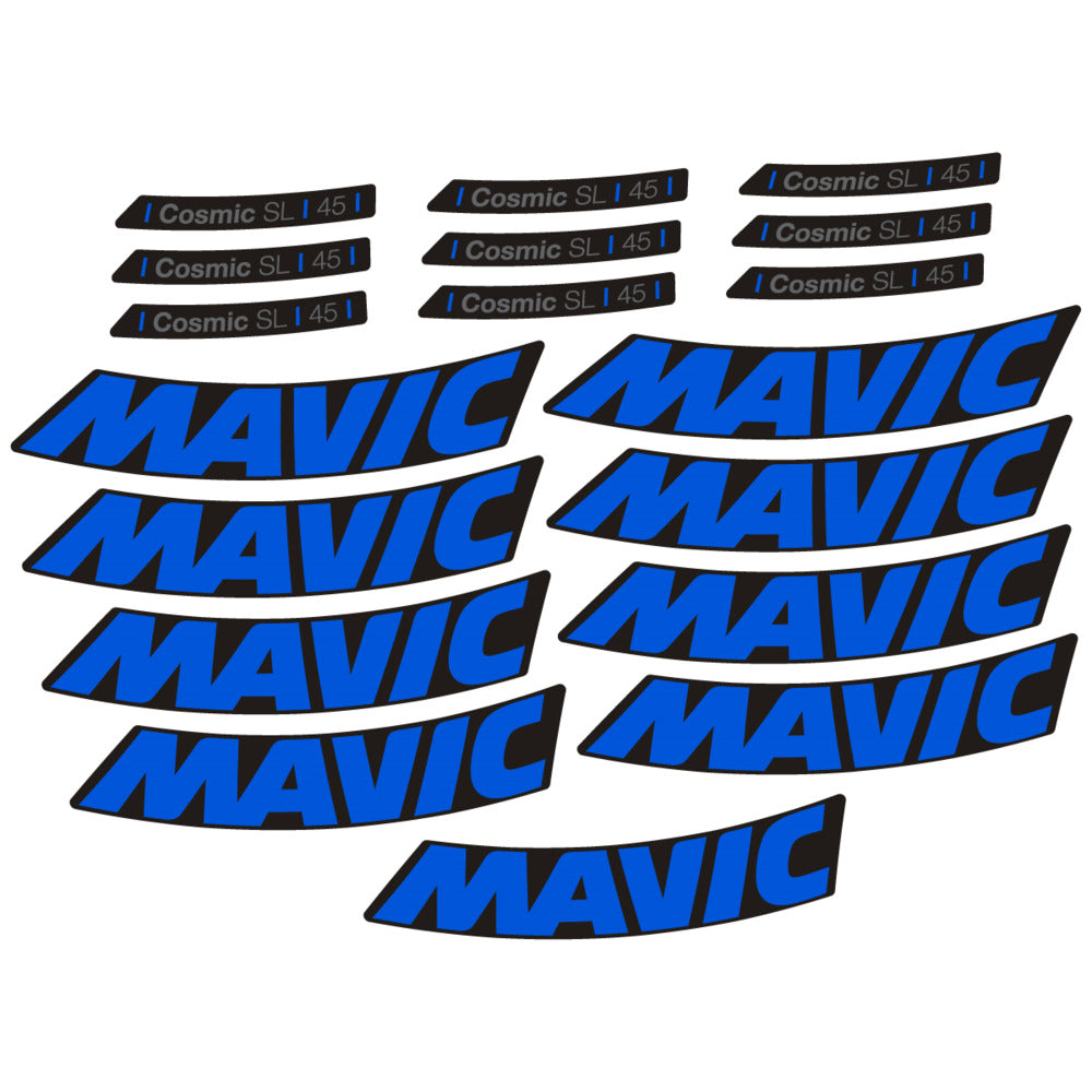 Stickers Compatible Decal Mavic Cosmic SL 45 2025 compatibles - Autocollants roue vélo route