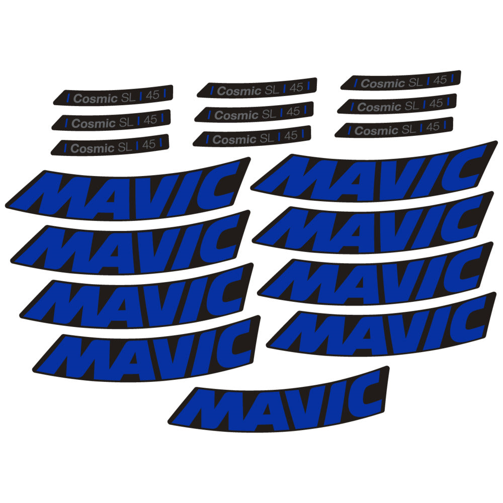 Stickers Compatible Decal Mavic Cosmic SL 45 2025 compatibles - Autocollants roue vélo route