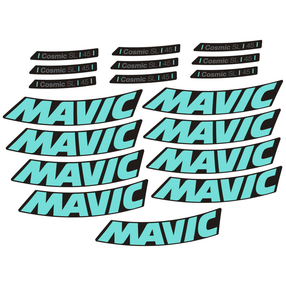 Stickers Compatible Decal Mavic Cosmic SL 45 2025 compatibles - Autocollants roue vélo route