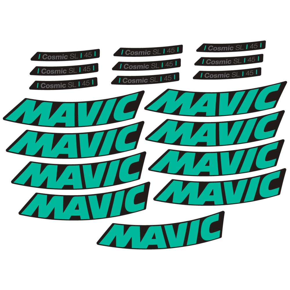 Stickers Compatible Decal Mavic Cosmic SL 45 2025 compatibles - Autocollants roue vélo route