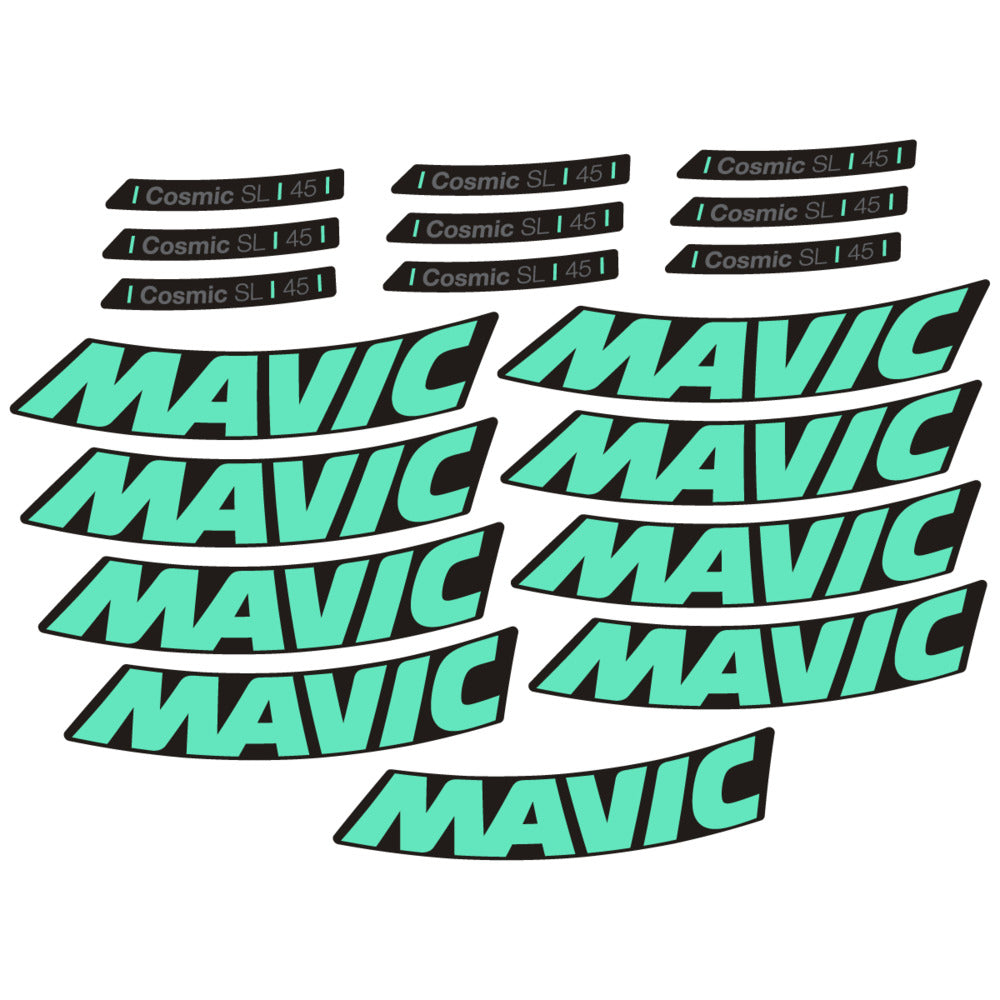 Stickers Compatible Decal Mavic Cosmic SL 45 2025 compatibles - Autocollants roue vélo route