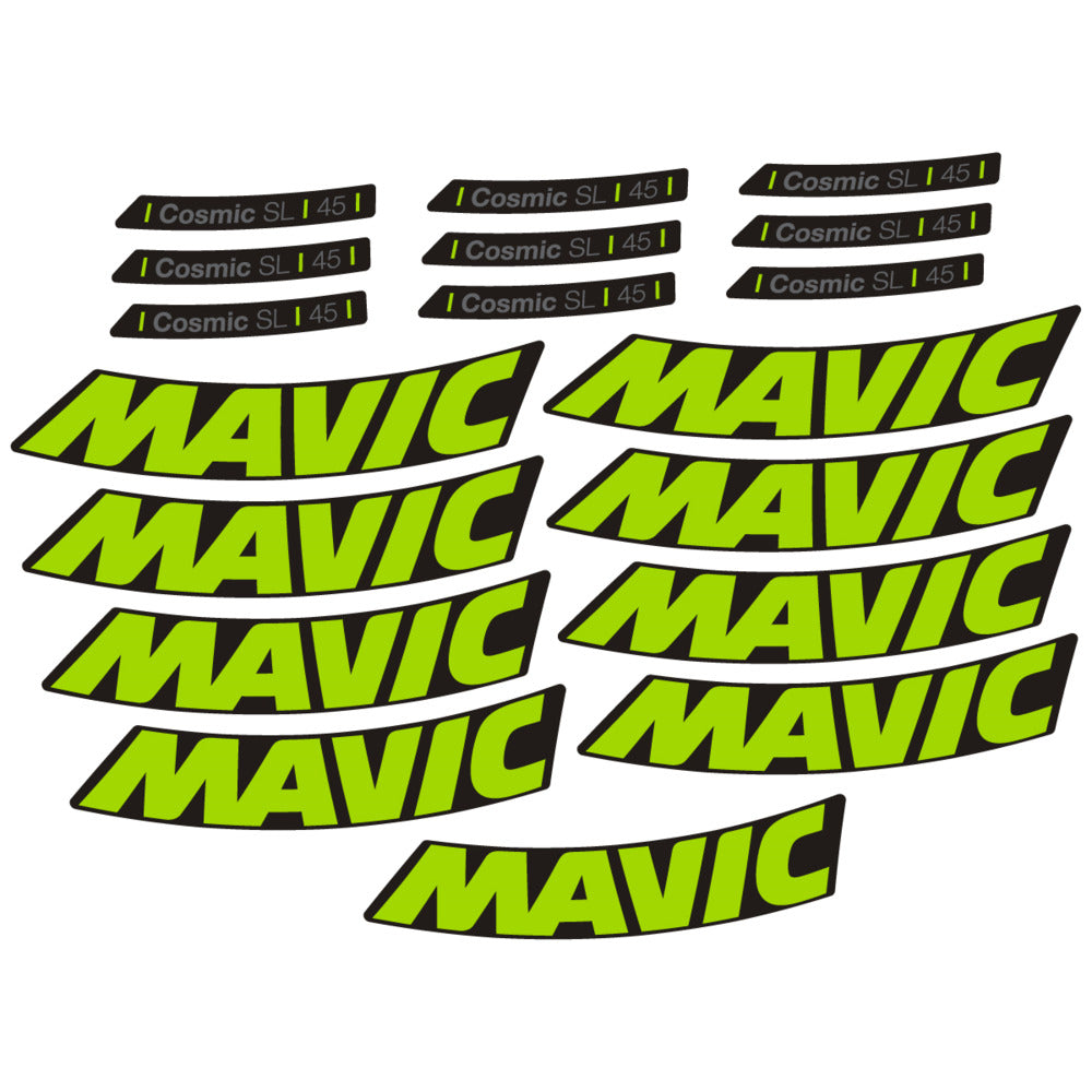 Stickers Compatible Decal Mavic Cosmic SL 45 2025 compatibles - Autocollants roue vélo route
