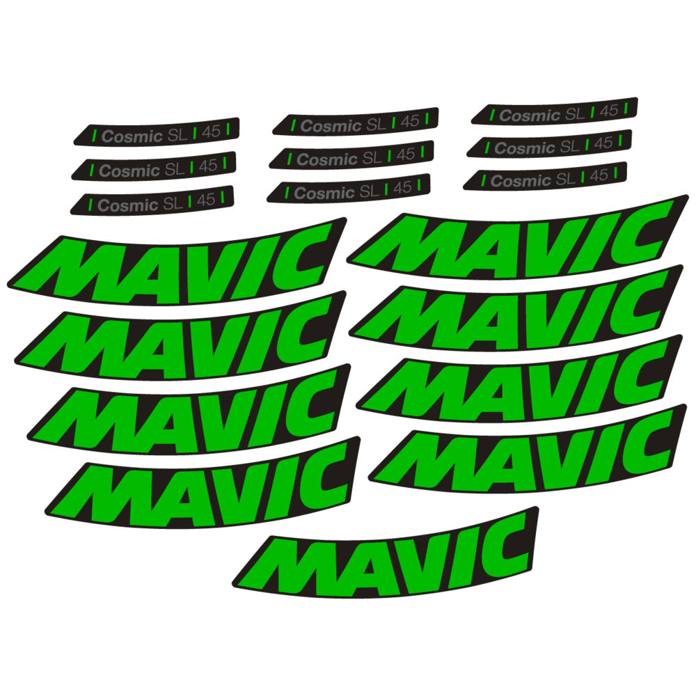 Stickers Compatible Decal Mavic Cosmic SL 45 2025 compatibles - Autocollants roue vélo route