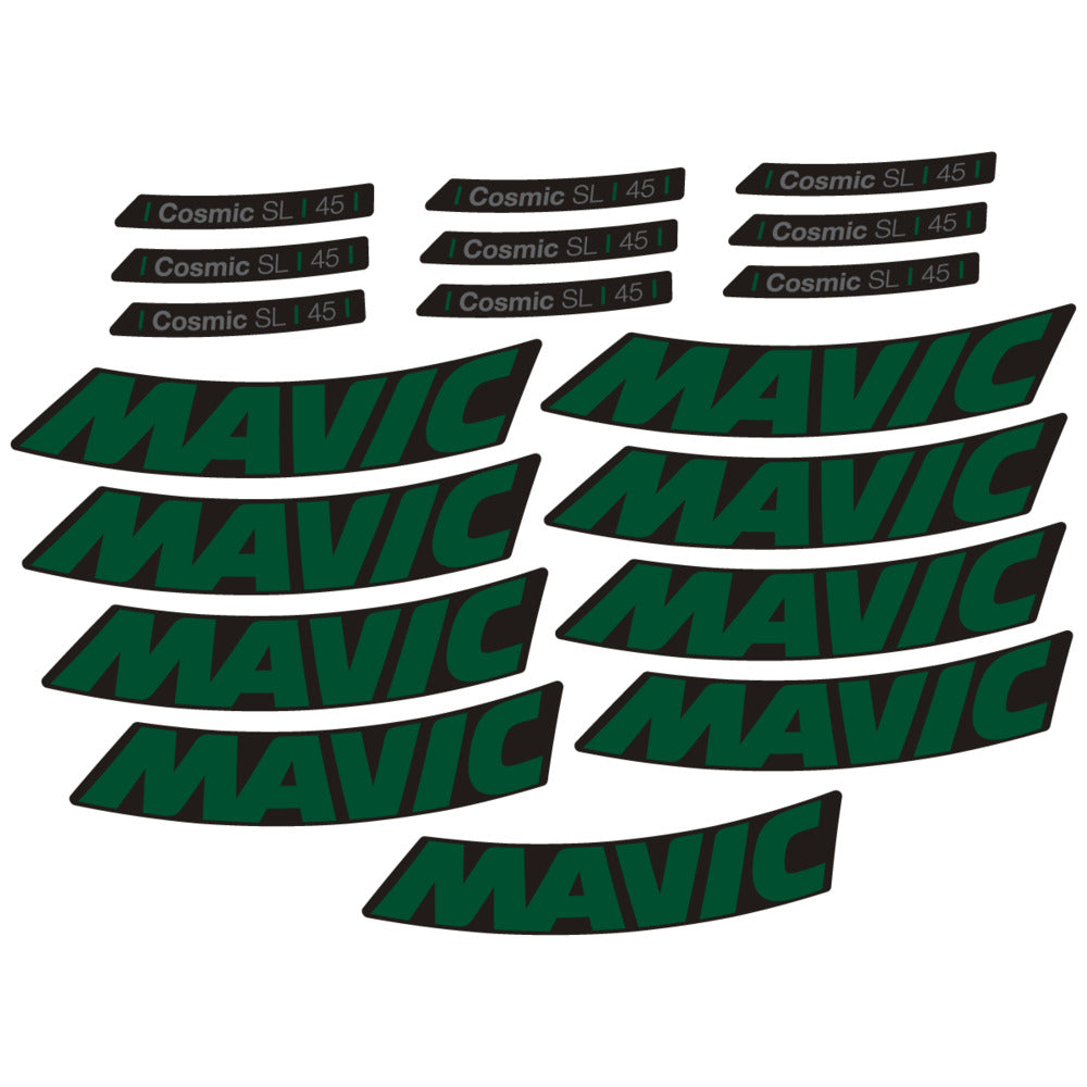 Stickers Compatible Decal Mavic Cosmic SL 45 2025 compatibles - Autocollants roue vélo route