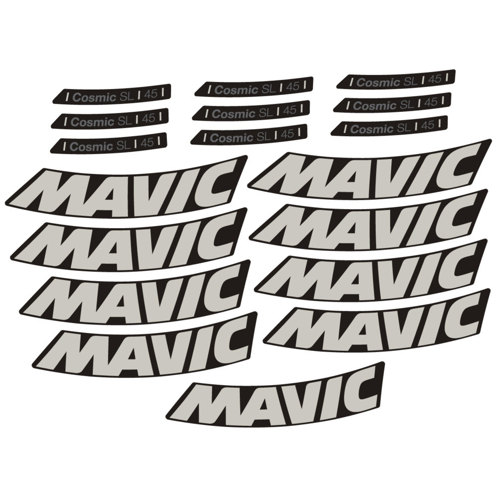 Stickers Compatible Decal Mavic Cosmic SL 45 2025 compatibles - Autocollants roue vélo route