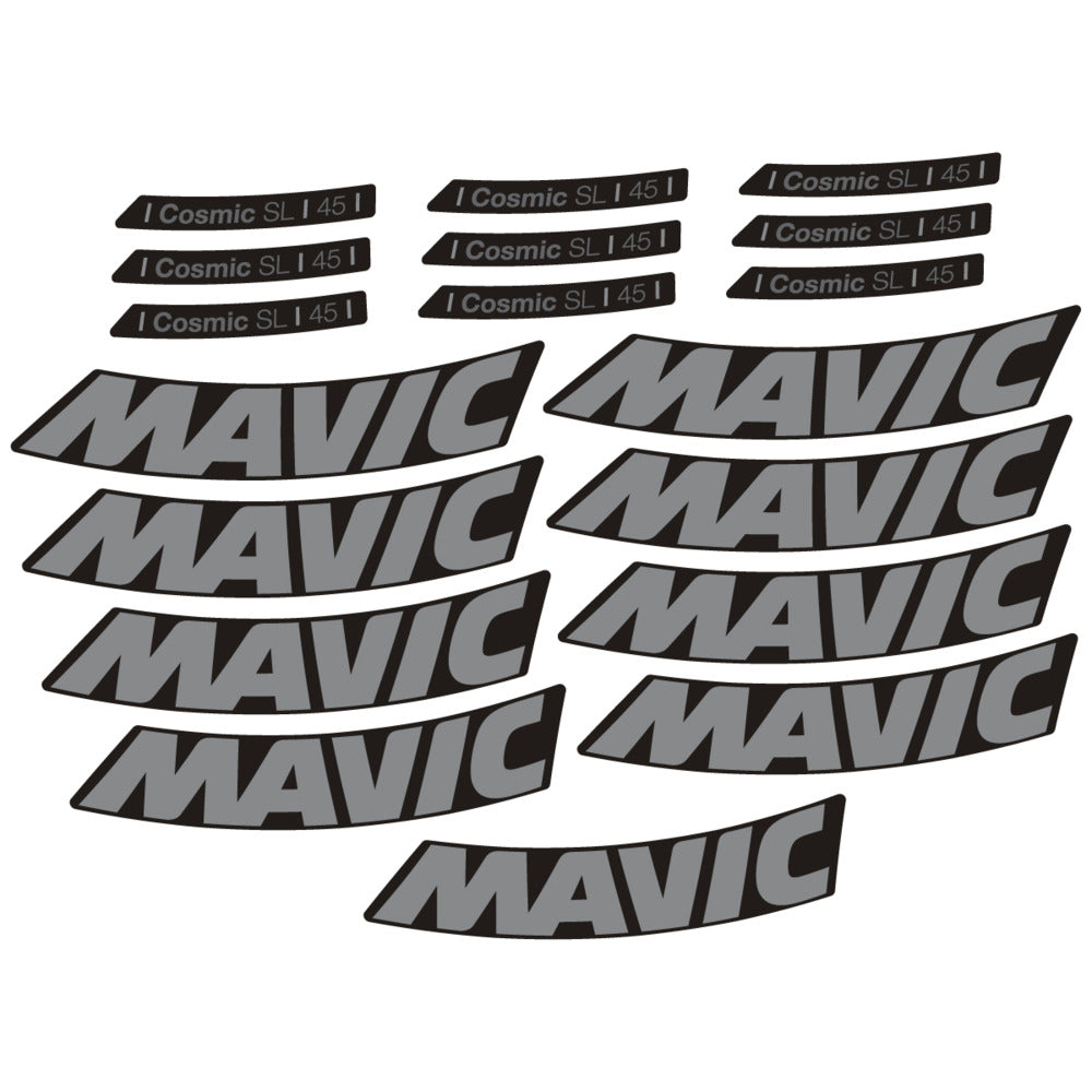 Stickers Compatible Decal Mavic Cosmic SL 45 2025 compatibles - Autocollants roue vélo route