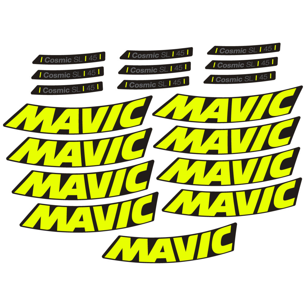 Stickers Compatible Decal Mavic Cosmic SL 45 2025 compatibles - Autocollants roue vélo route