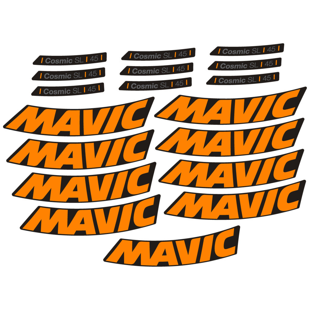Stickers Compatible Decal Mavic Cosmic SL 45 2025 compatibles - Autocollants roue vélo route