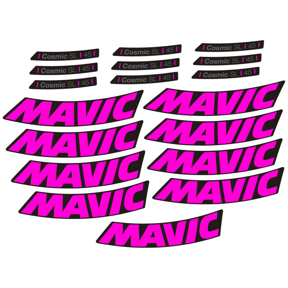 Stickers Compatible Decal Mavic Cosmic SL 45 2025 compatibles - Autocollants roue vélo route