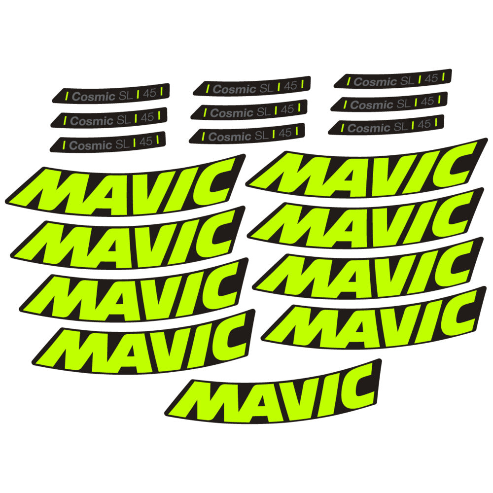Stickers Compatible Decal Mavic Cosmic SL 45 2025 compatibles - Autocollants roue vélo route