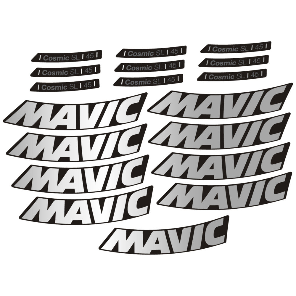 Stickers Compatible Decal Mavic Cosmic SL 45 2025 compatibles - Autocollants roue vélo route