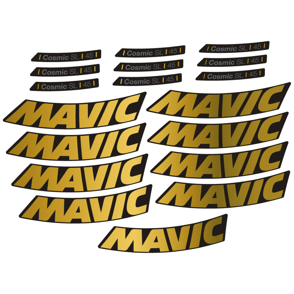Stickers Compatible Decal Mavic Cosmic SL 45 2025 compatibles - Autocollants roue vélo route