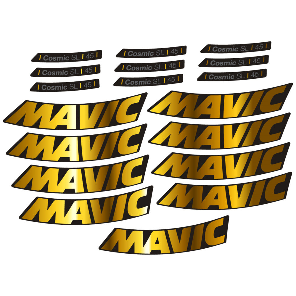 Stickers Compatible Decal Mavic Cosmic SL 45 2025 compatibles - Autocollants roue vélo route