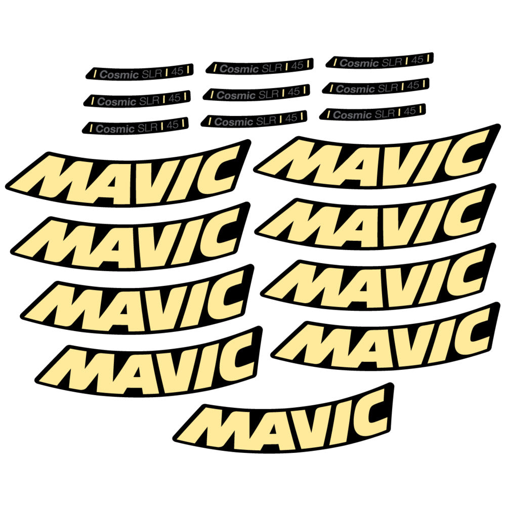 Stickers Compatible Decal Mavic Cosmic SLR 45 2025 compatibles - Autocollants roue vélo route
