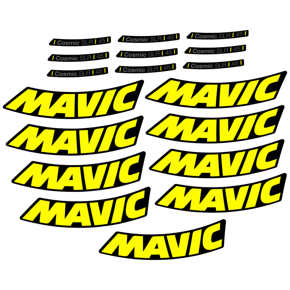 Stickers Compatible Decal Mavic Cosmic SLR 45 2025 compatibles - Autocollants roue vélo route