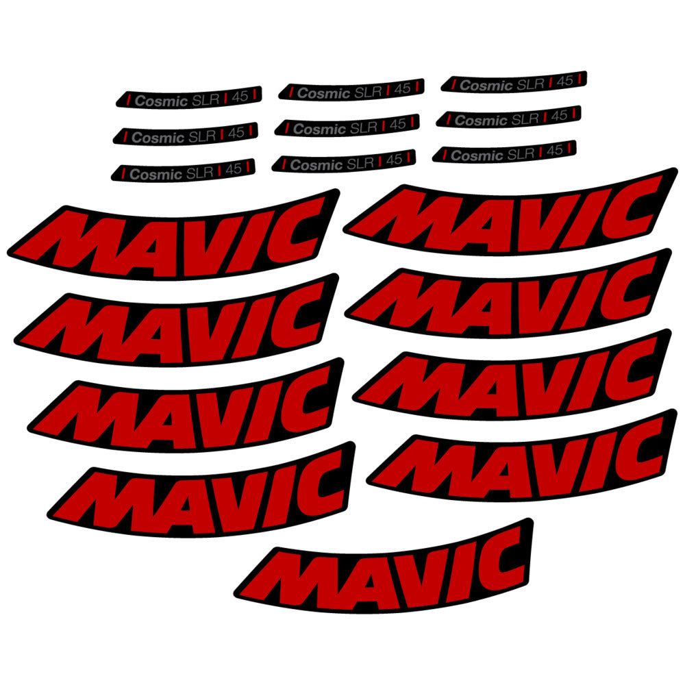 Stickers Compatible Decal Mavic Cosmic SLR 45 2025 compatibles - Autocollants roue vélo route