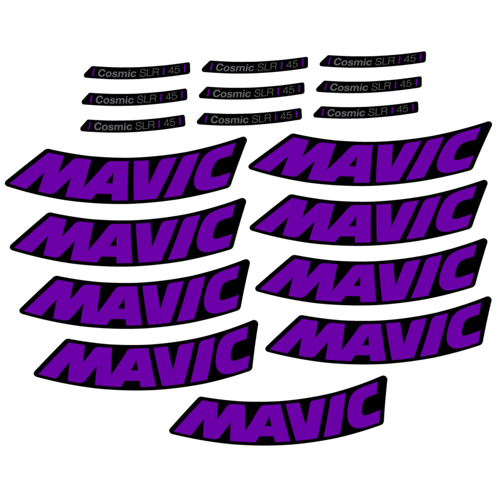 Stickers Compatible Decal Mavic Cosmic SLR 45 2025 compatibles - Autocollants roue vélo route