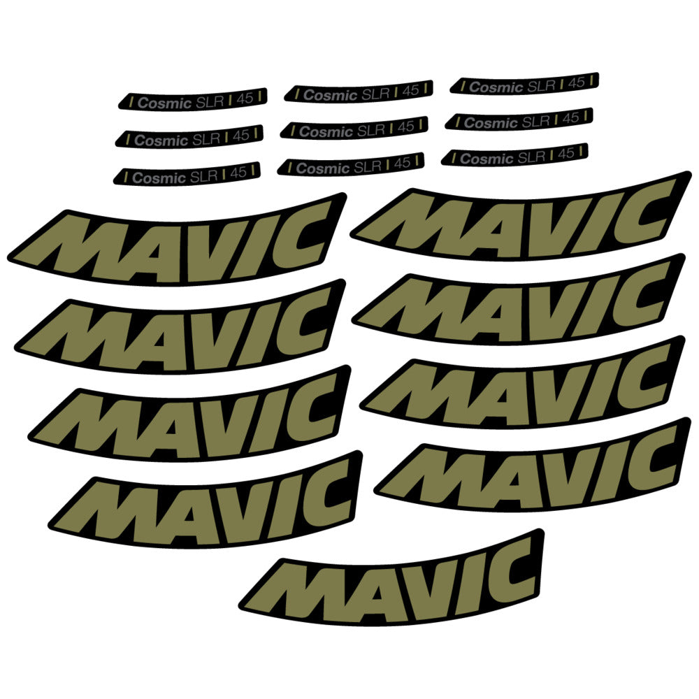 Stickers Compatible Decal Mavic Cosmic SLR 45 2025 compatibles - Autocollants roue vélo route