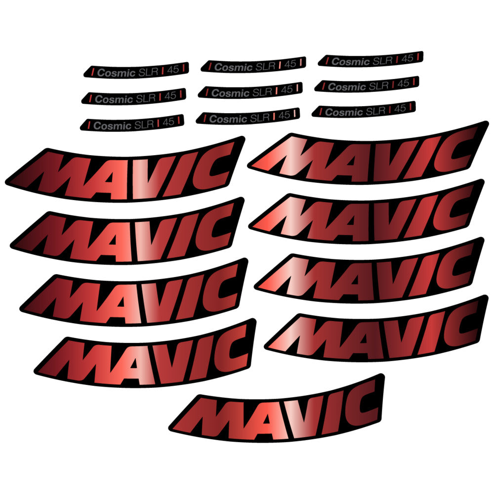 Stickers Compatible Decal Mavic Cosmic SLR 45 2025 compatibles - Autocollants roue vélo route