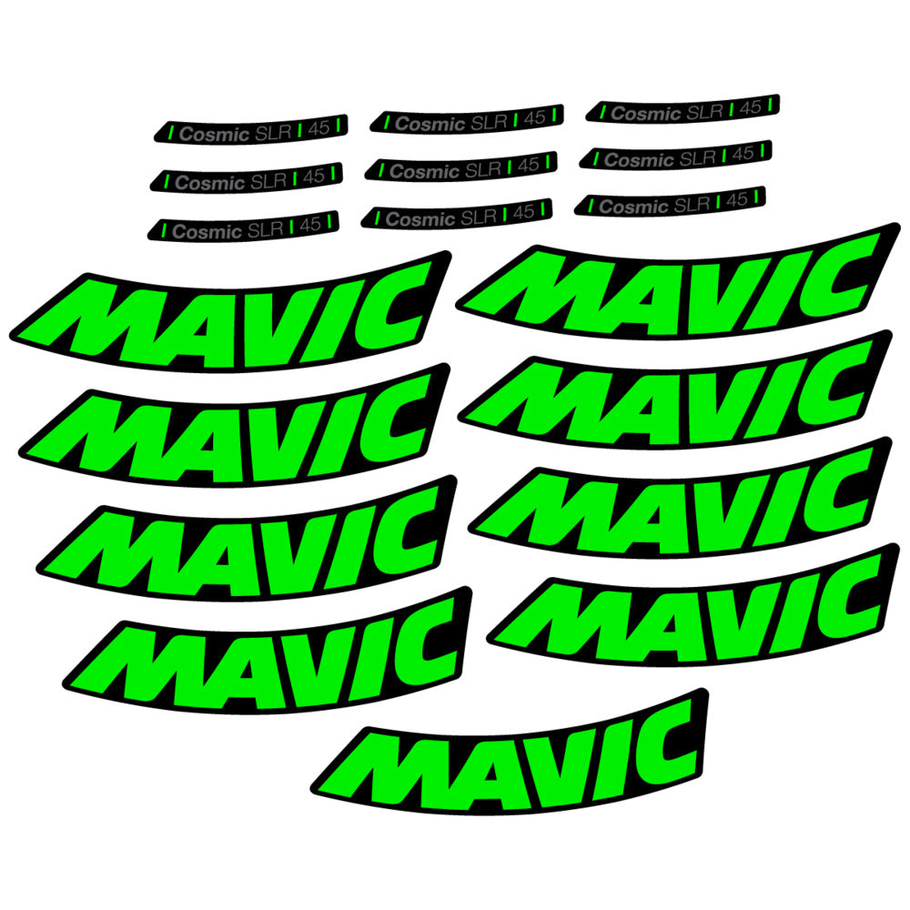 Stickers Compatible Decal Mavic Cosmic SLR 45 2025 compatibles - Autocollants roue vélo route