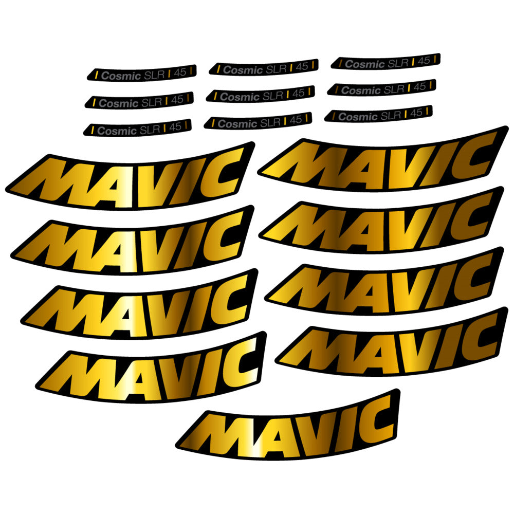 Stickers Compatible Decal Mavic Cosmic SLR 45 2025 compatibles - Autocollants roue vélo route