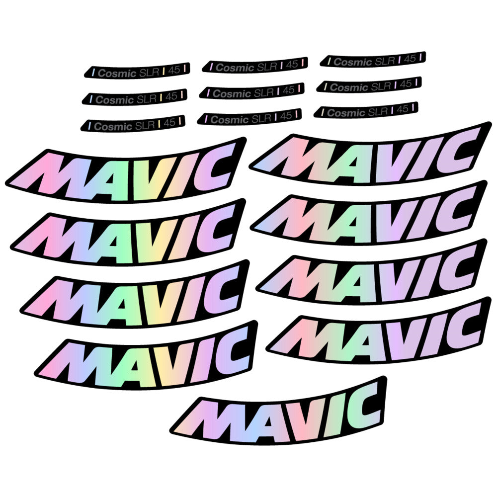 Stickers Compatible Decal Mavic Cosmic SLR 45 2025 compatibles - Autocollants roue vélo route