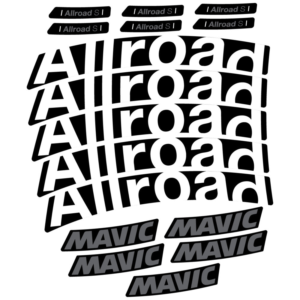 Stickers Compatible Decal Mavic Allroad S 2025 compatibles - Autocollants roue vélo route