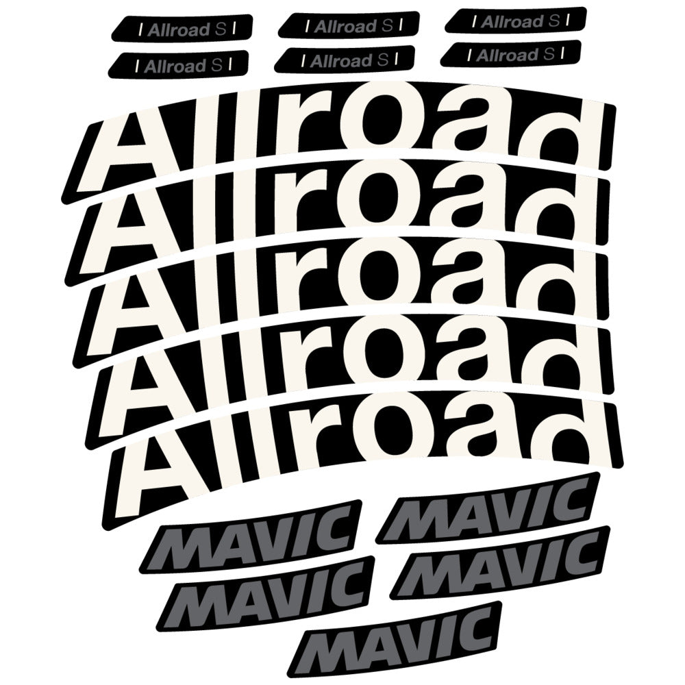 Stickers Compatible Decal Mavic Allroad S 2025 compatibles - Autocollants roue vélo route