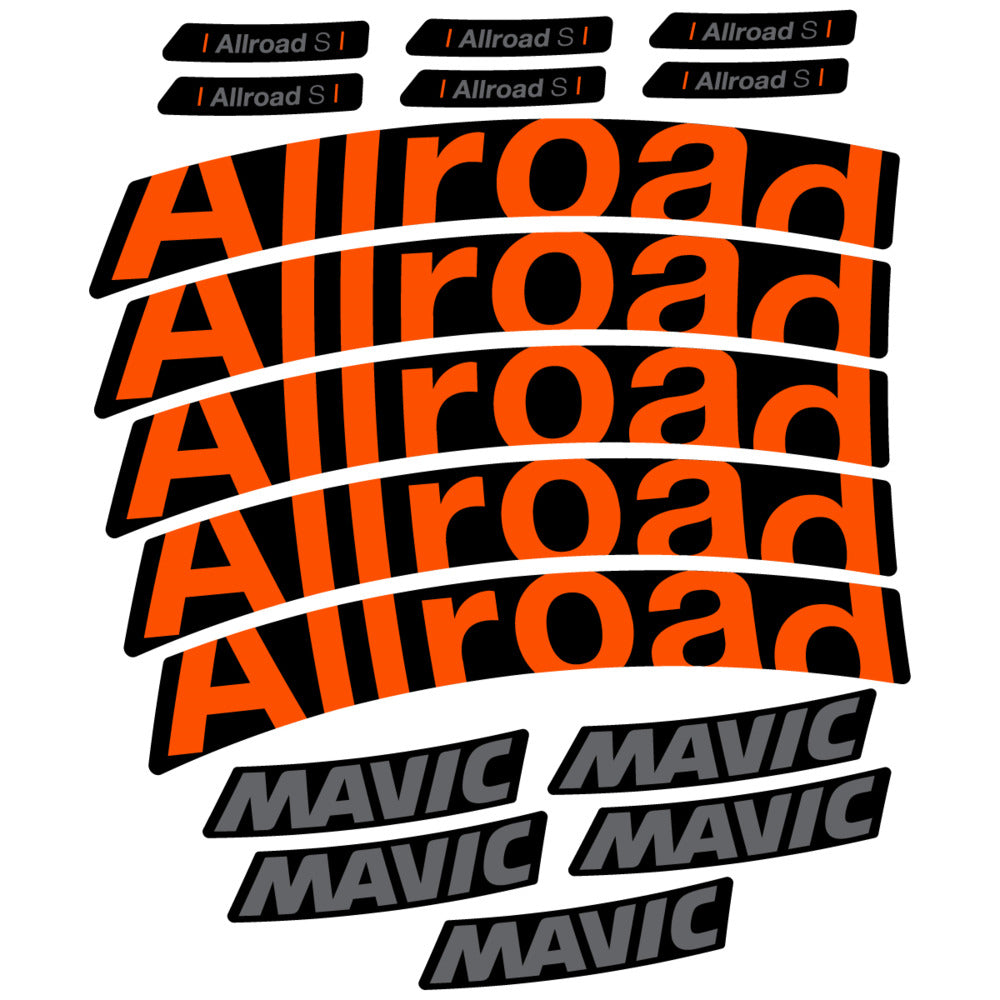Stickers Compatible Decal Mavic Allroad S 2025 compatibles - Autocollants roue vélo route