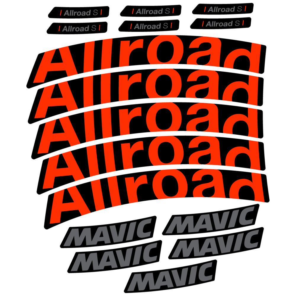 Stickers Compatible Decal Mavic Allroad S 2025 compatibles - Autocollants roue vélo route