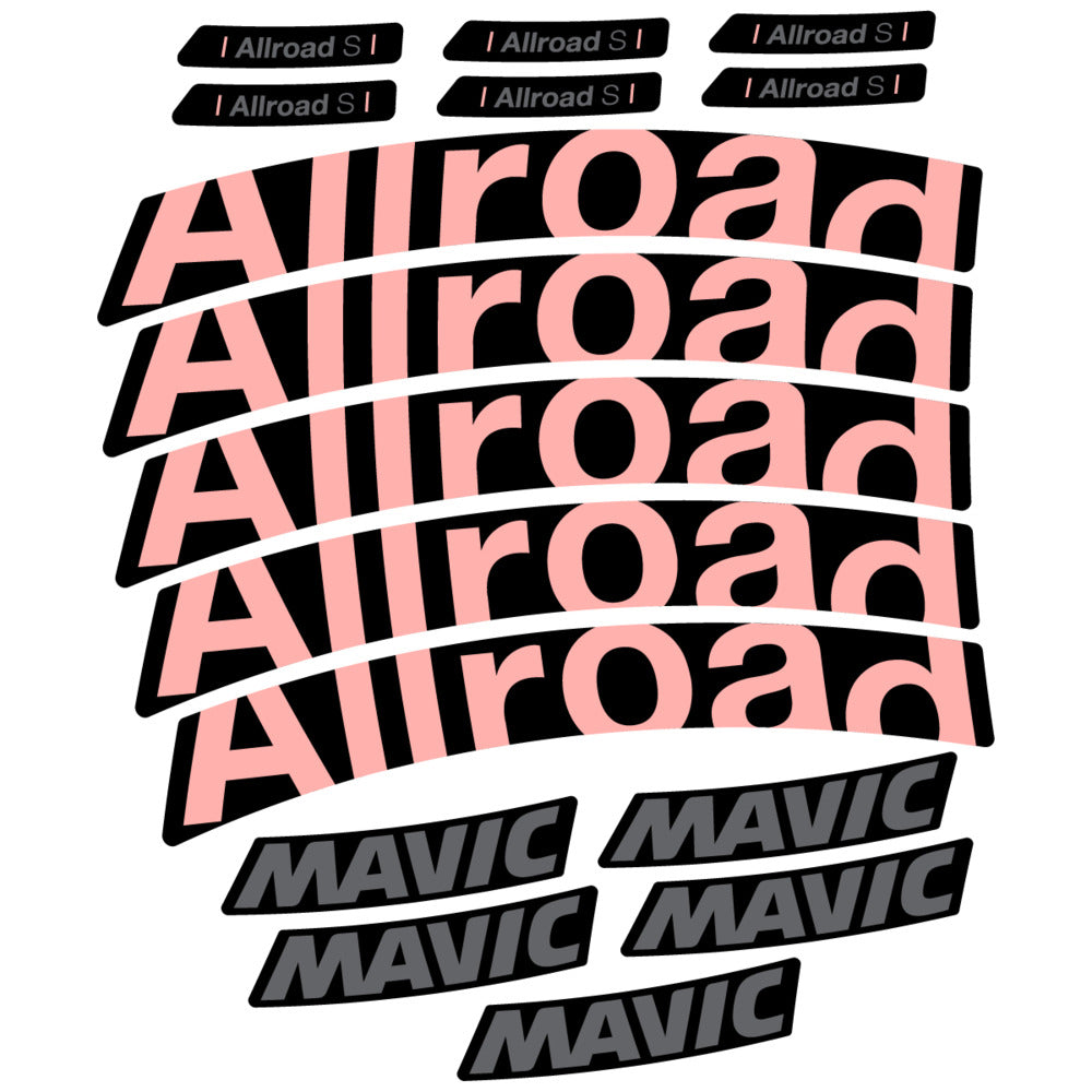 Stickers Compatible Decal Mavic Allroad S 2025 compatibles - Autocollants roue vélo route