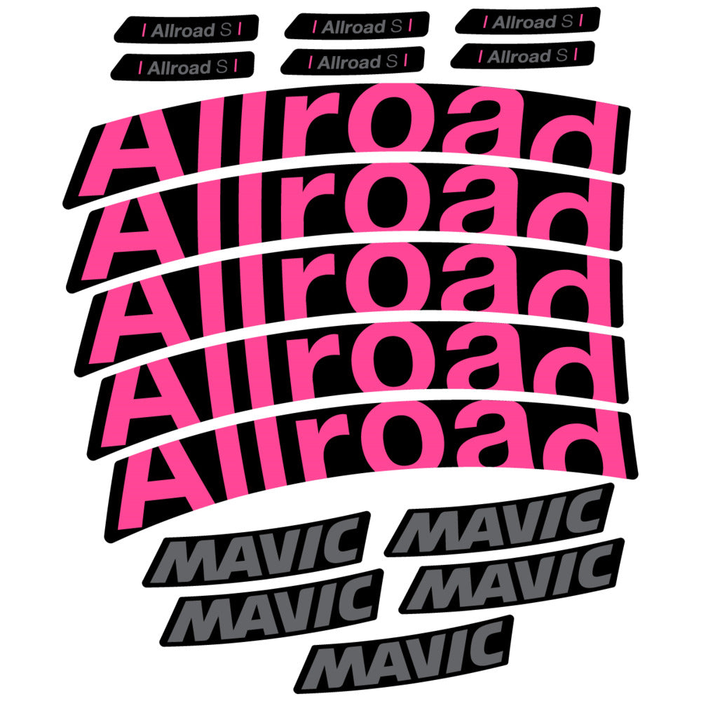 Stickers Compatible Decal Mavic Allroad S 2025 compatibles - Autocollants roue vélo route