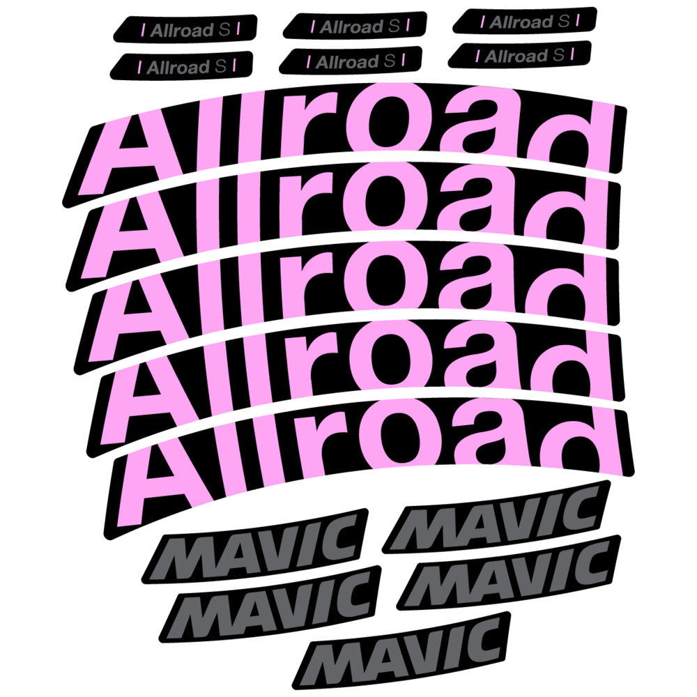 Stickers Compatible Decal Mavic Allroad S 2025 compatibles - Autocollants roue vélo route