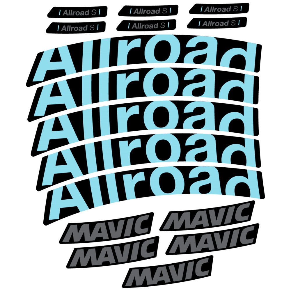 Stickers Compatible Decal Mavic Allroad S 2025 compatibles - Autocollants roue vélo route