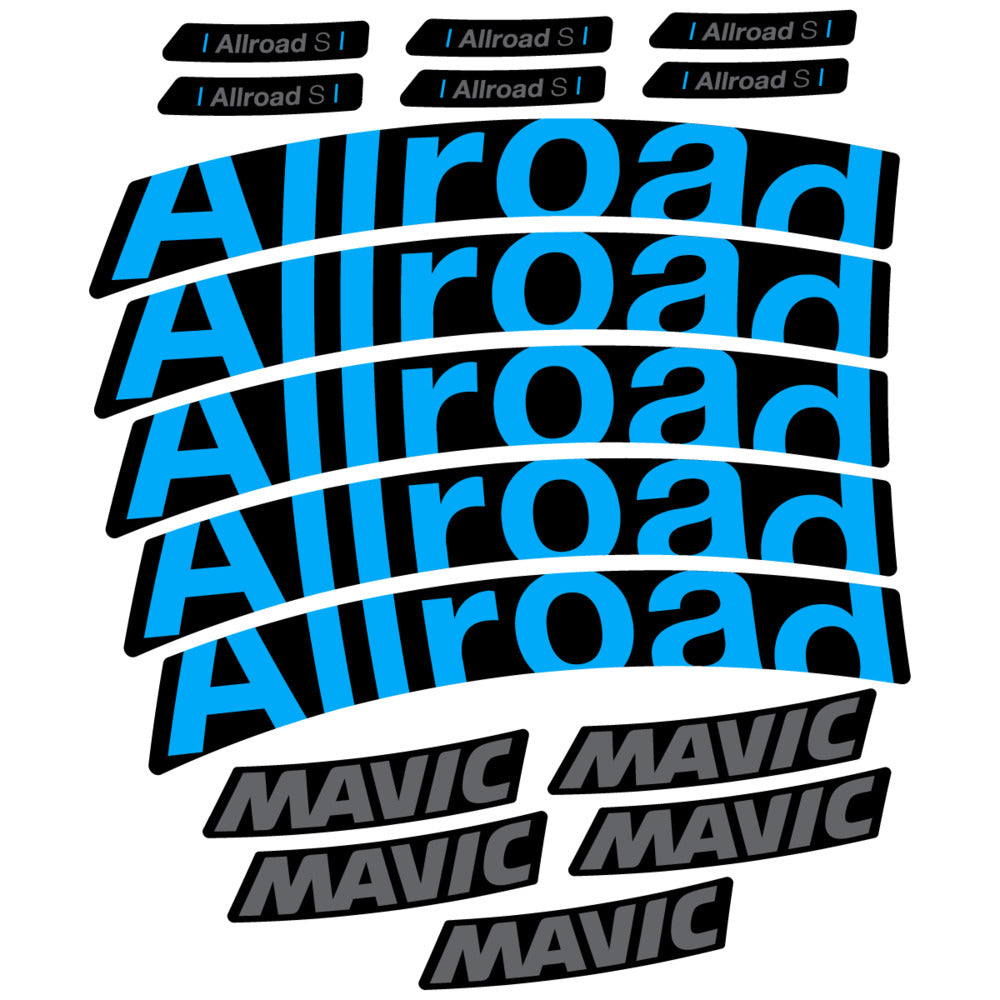Stickers Compatible Decal Mavic Allroad S 2025 compatibles - Autocollants roue vélo route