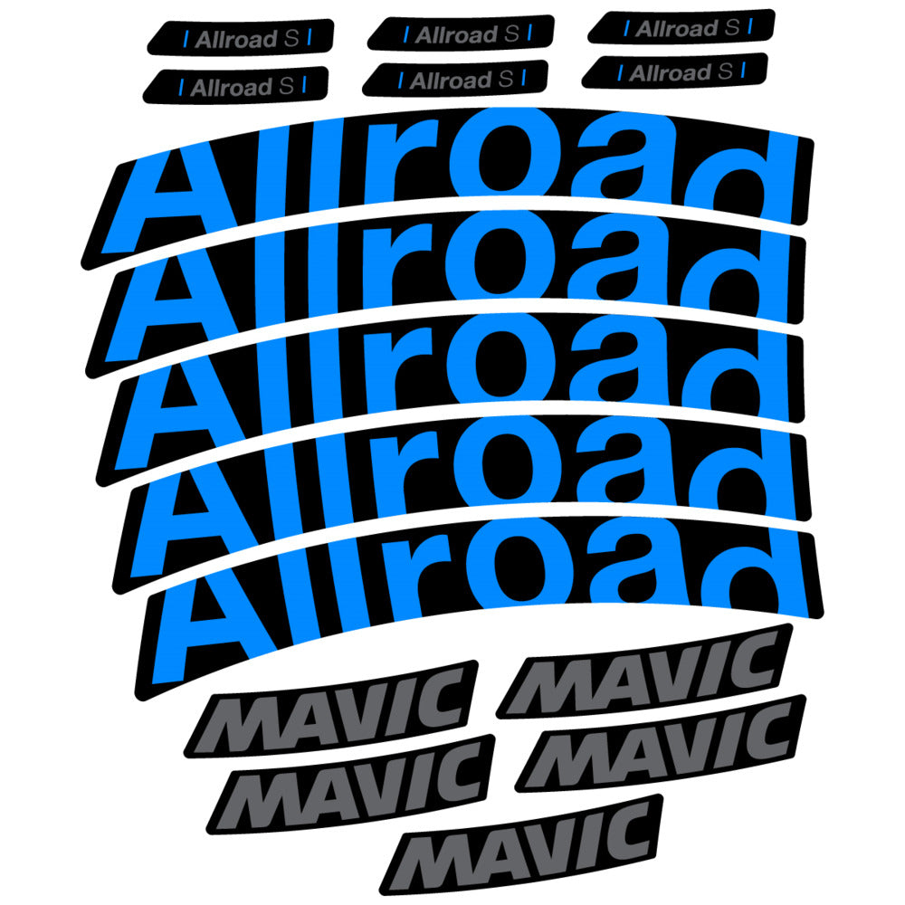 Stickers Compatible Decal Mavic Allroad S 2025 compatibles - Autocollants roue vélo route