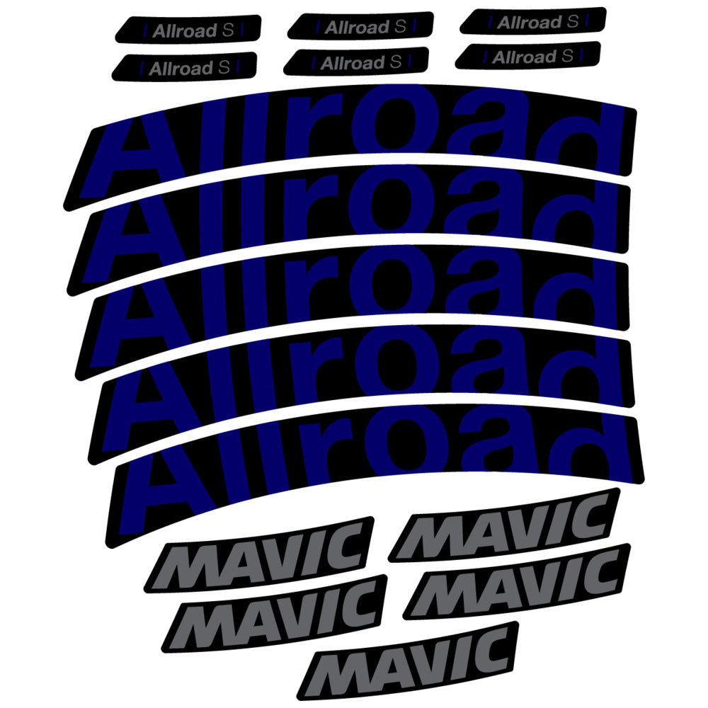 Stickers Compatible Decal Mavic Allroad S 2025 compatibles - Autocollants roue vélo route