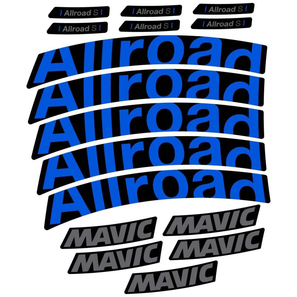 Stickers Compatible Decal Mavic Allroad S 2025 compatibles - Autocollants roue vélo route