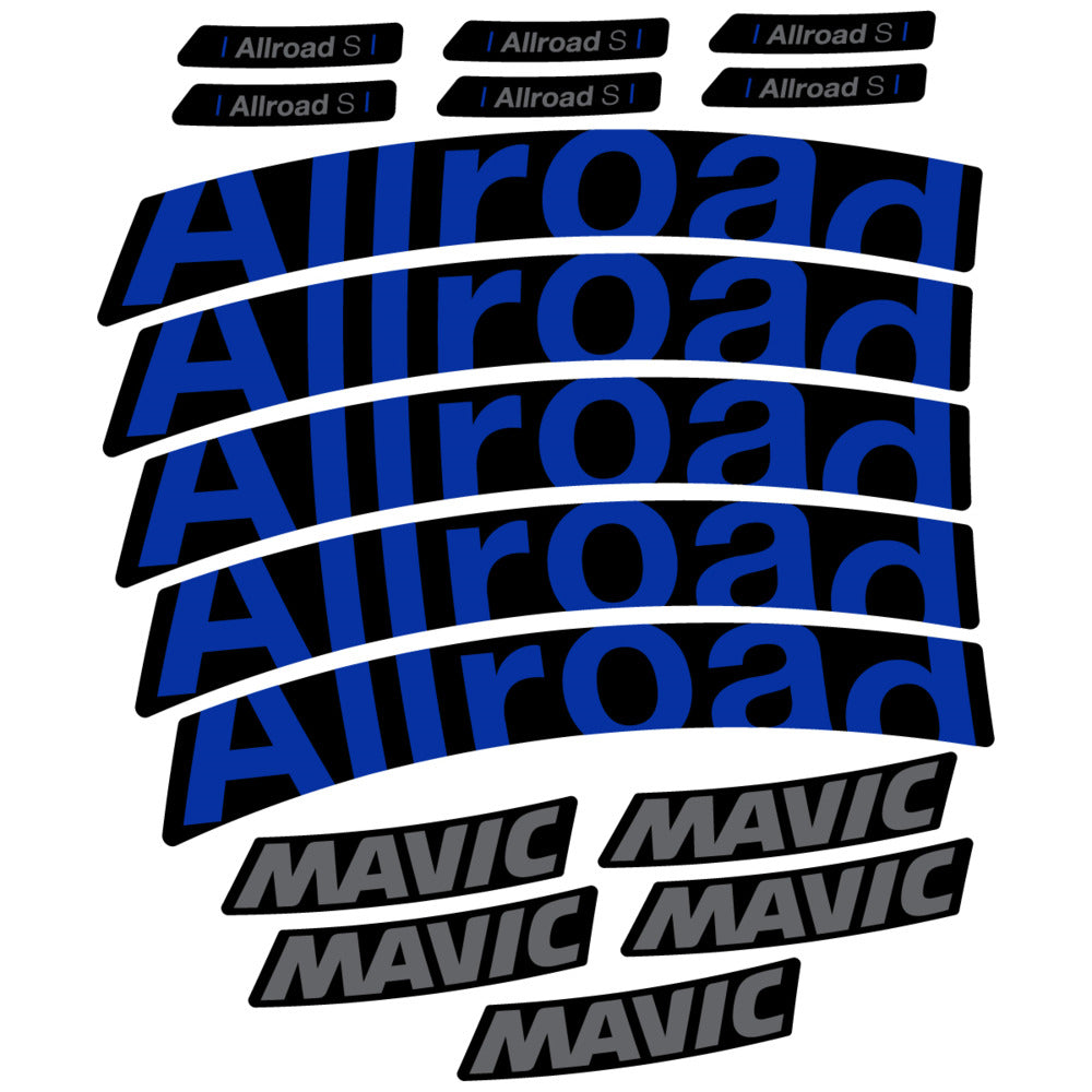 Stickers Compatible Decal Mavic Allroad S 2025 compatibles - Autocollants roue vélo route