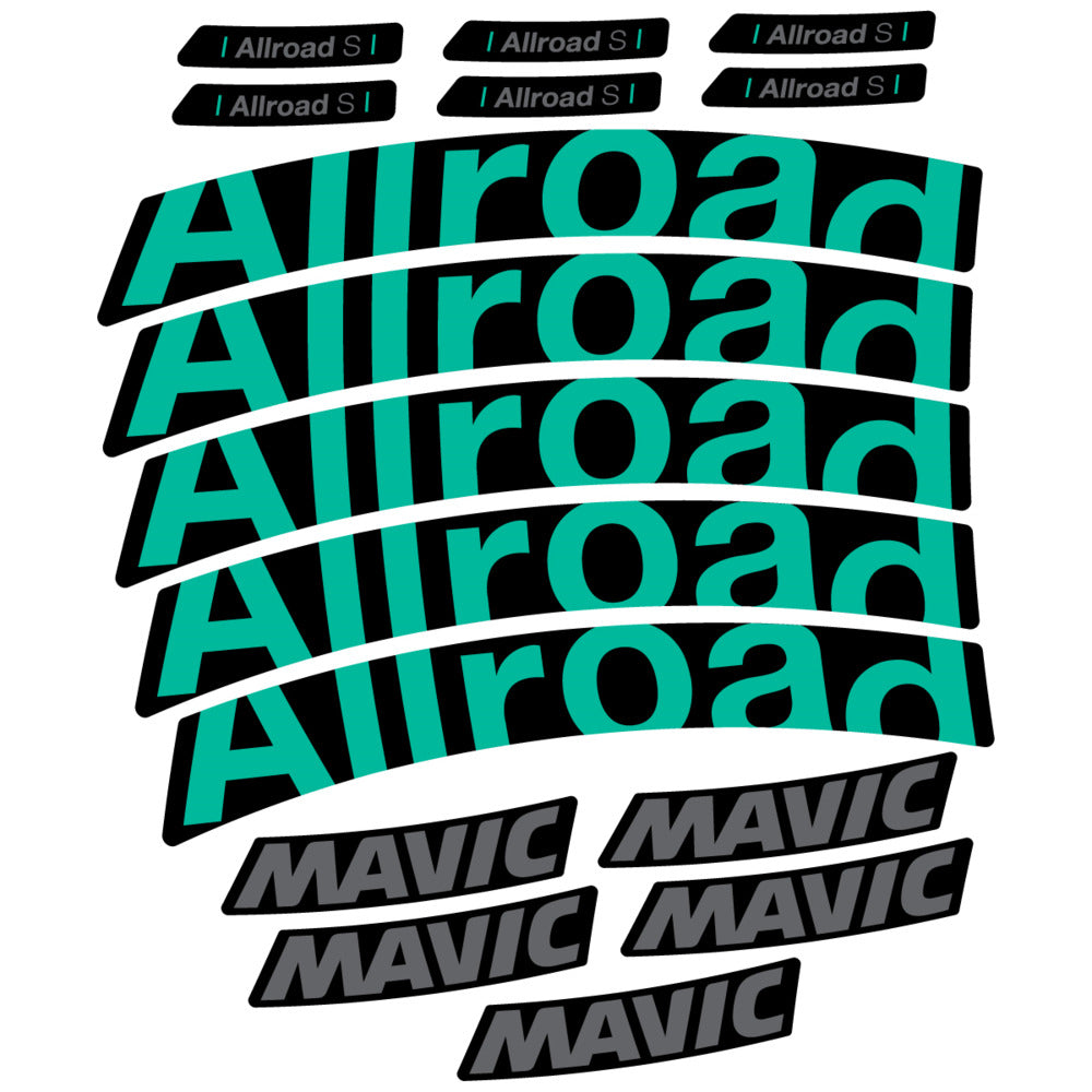 Stickers Compatible Decal Mavic Allroad S 2025 compatibles - Autocollants roue vélo route