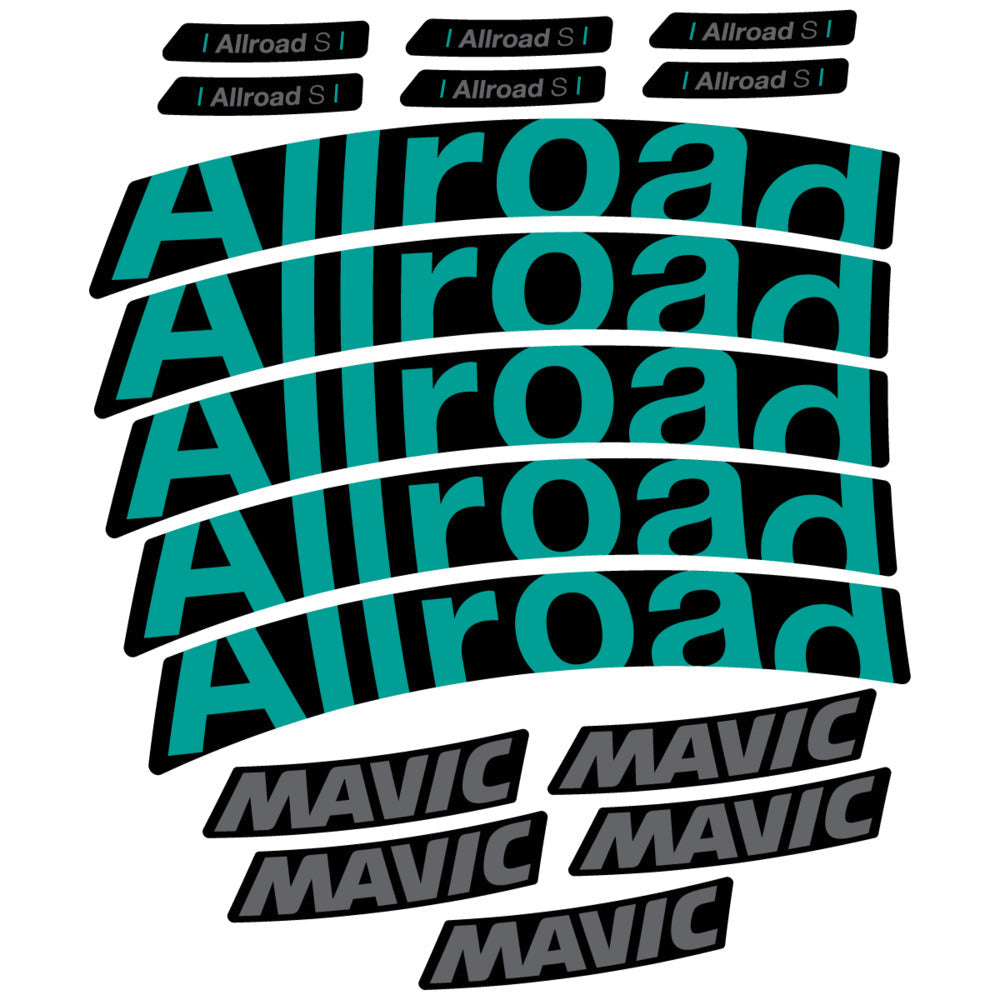 Stickers Compatible Decal Mavic Allroad S 2025 compatibles - Autocollants roue vélo route