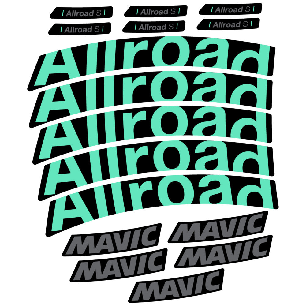 Stickers Compatible Decal Mavic Allroad S 2025 compatibles - Autocollants roue vélo route