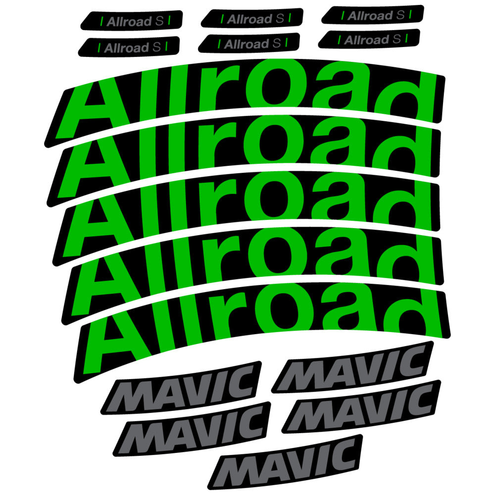 Stickers Compatible Decal Mavic Allroad S 2025 compatibles - Autocollants roue vélo route