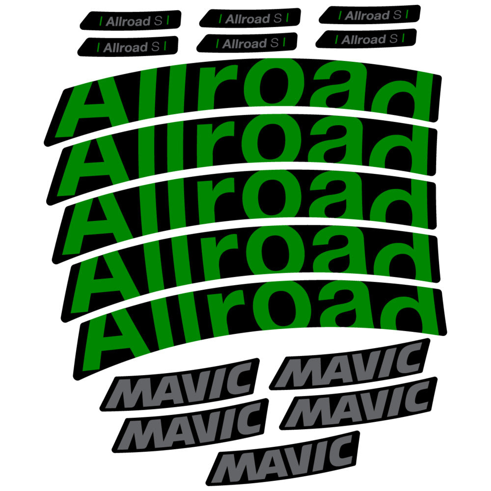 Stickers Compatible Decal Mavic Allroad S 2025 compatibles - Autocollants roue vélo route